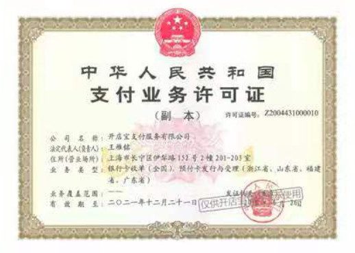 开店宝买支付牌照借了3个亿欲将45％股权拍卖